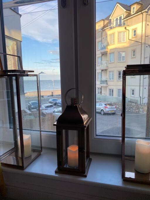Luxury Modern 1Bed Sea View Apartment Rhos-on-Sea Bagian luar foto